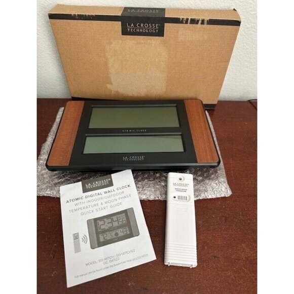 La Crosse Technology Wall Table Clock 6.61 x 11.1 x 1.14 New Open 513-1417CH-INT - Picture 1 of 5